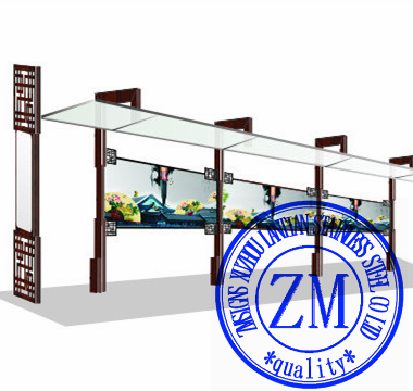 Metal Material Bus Shelter Light Box ()